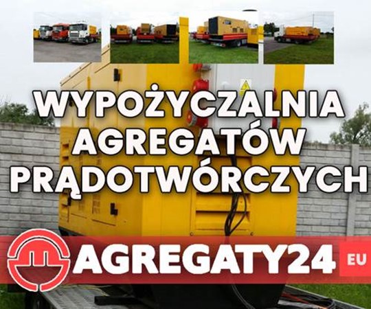 Wynajem agregatów prądotwórczych,wypożyczalnia agregatów prądotwórczych