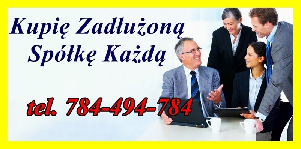Kupimy Zadłużone Spółki - Działamy od ponad 15 lat ponad tysiąc udanych transakcji W Naszej ofercie znajdziesz także bogaty wybór czystych spółek w cenie od 3500 zł z lat od 1991-2015 roku Skupujemy akcje groszowe Spółek Giełdowych tylko w pakietach więks