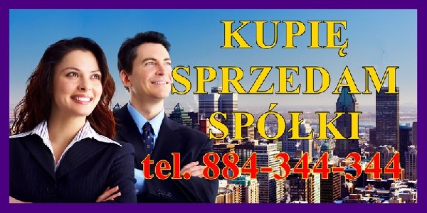 Skupujemy Zadłużone Spółki - Polskie i Zagraniczne , także spółki z brakami w dokumentacji księgowej , pracowniczej , z zagubionym majątkiem , zagubioną kasą , w trakcie opresyjno/represyjnych kontroli z US , ZUS ,PIH , PIP itp. W naszej ofercie znajdzies