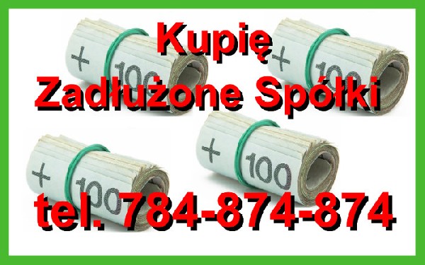Kupujemy Zadłużone Spółki - Nasza Specjalizacja to ochrona zarządu przed art 299 k.s.h.  Rozwiążemy każdy nawet najbardziej   skomplikowany problem finansowy. Nasza wiedza, wspólna pasja i chęć wykonywania usług na najwyższym poziomie przekładają   się na