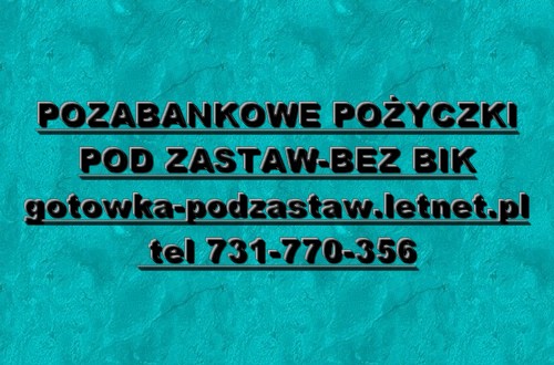 Pozyczki Prywatne Bez Bik Pod Zastaw Nieruchomosci Nawet Na 5 Lat