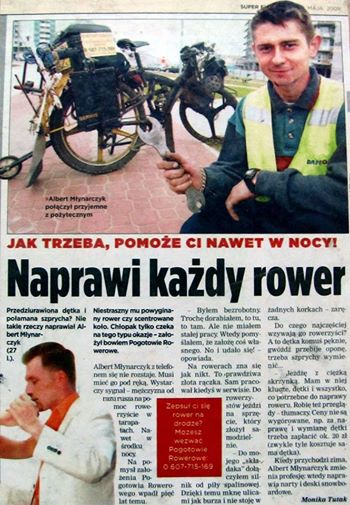 Naprawa Rowerów Warszawa Z DOJAZDEM do Klienta,Józefosław,Konstancin,Wilanów,Grójec,Sułkowice,Mobilny Serwis