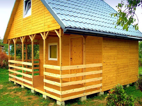 Domek Letniskowy Piętrowy 24m Ogrodowy Z Poddaszem. 2