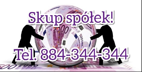 Odkupimy Udziały W Spółce. Tel. 884-344-344