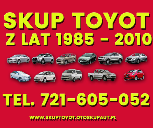 Kupię - Skup Toyot Carina Avensis Corolla I Inne Otwock