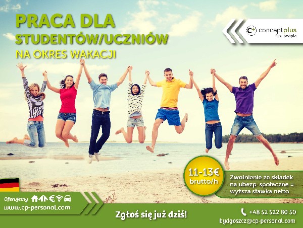 Praca Dla Studentów / Maturzystów Na Wakacje - Mile Widziane Grupy!