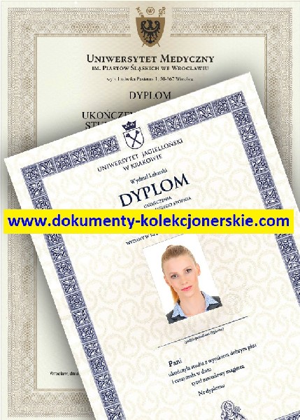 Legalny Dyplom Studia Matura Magister Licencjat I Inżynier.