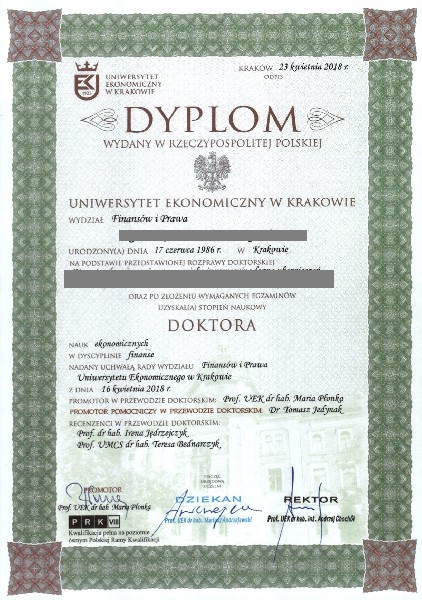 Oferuje Dyplomy Uniwersytetów, świadectwa, Dyplomy, Szkoły.