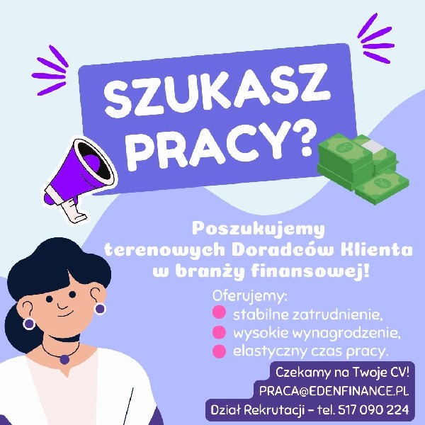 Terenowy Doradca Klienta W Branży Finansowej - Otwock - Praca Dodatkowa!