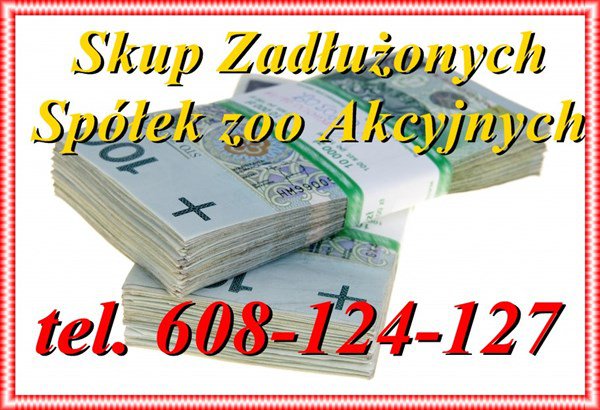 Skup Zadłużonych Spółek Oraz Jdg-ochrona 299 Ksh