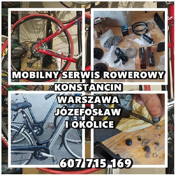 Mobilny Serwis Rowerowy Konstancin, Józefosław, Warszawa Wilanów/ Pogotowie Rowerowe
