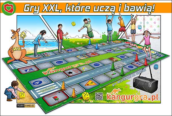 Dzieci Bezpieczne Gry Xxl Dla Dzieci Do Nauki I Zabawy Kangurgra.pl