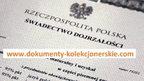 Legalna Matura Z Wpisem Matura Z Wpisem Do Cke