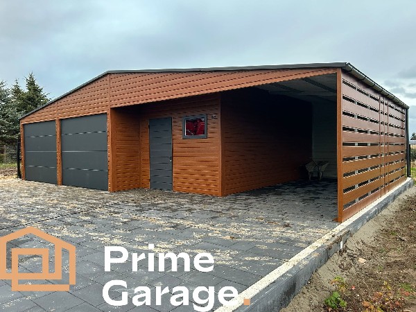 Garaż Blaszany Na Wymiar | Producent Primegarage.pl | Dowolny Rozmiar | Montaż W Całej Polsce 2